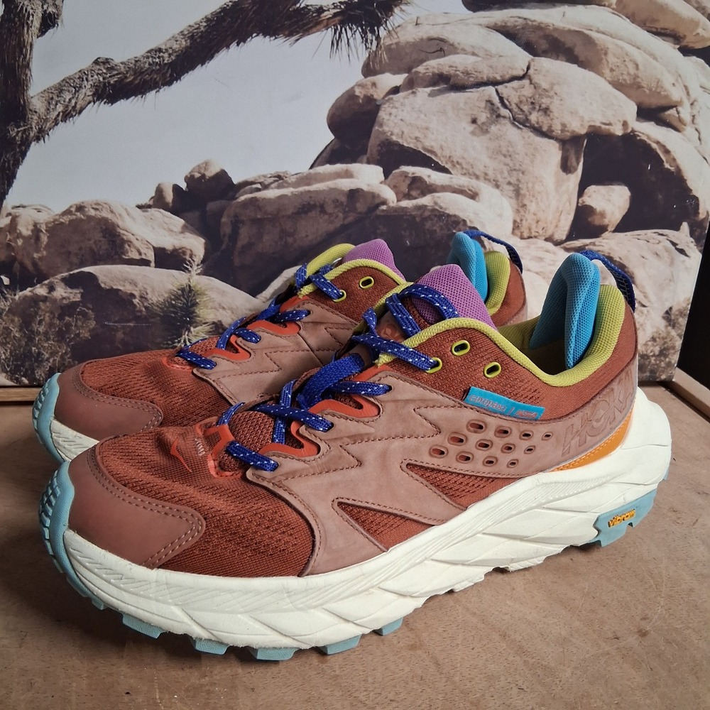 Hoka x Cotopaxi Anacapa Low GTX Trail Hiking Shoes Brown Multi Womens 11.5